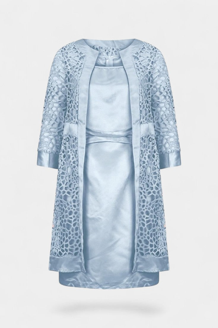 Freya Two-Piece Dress Set with Lace Details