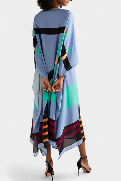 Elenora Loose Fit Geometric Caftan