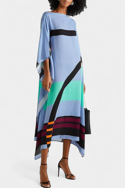Elenora Loose Fit Geometric Caftan