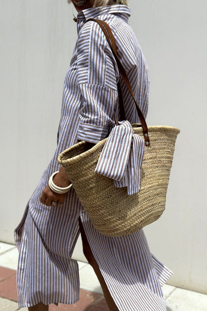 Sophia | Elegant Striped Dress Shirt