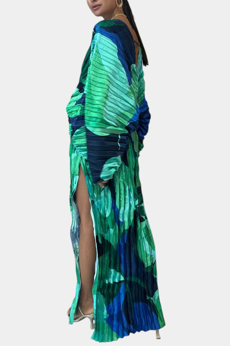 Rebecca Pleated Maxi Dress