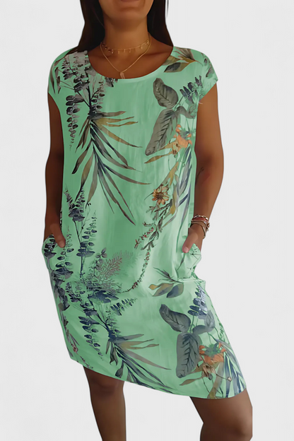 Tereza Casual Round Neck Dress