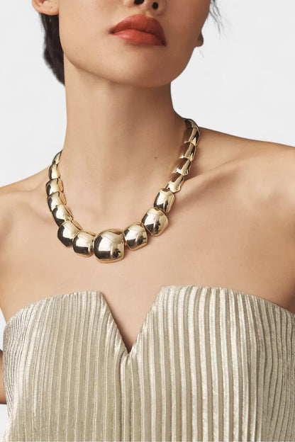 Andreia Sleeveless A-Line Dress with Pleats