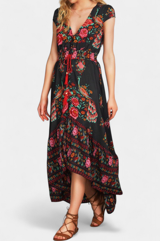 Chiara Boho Chic Floral Dress