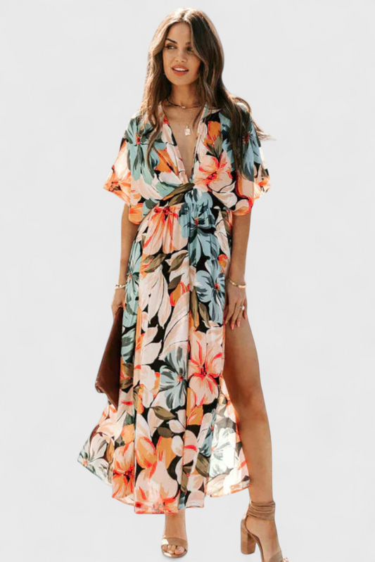 Julie Summer Dress with Flowy Design