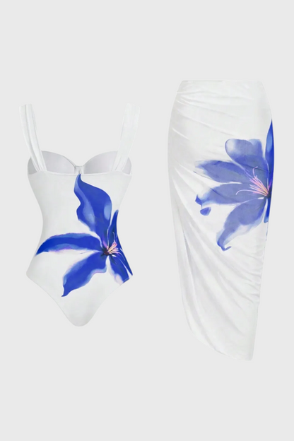 Sarah Floral Two-Piece Bath Set