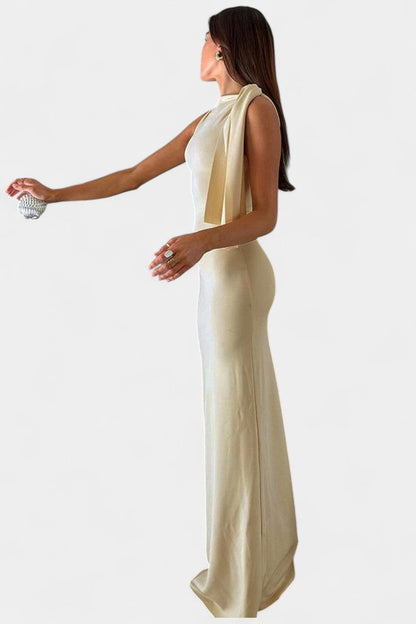 Hope Draped One Shoulder Maxi Dress