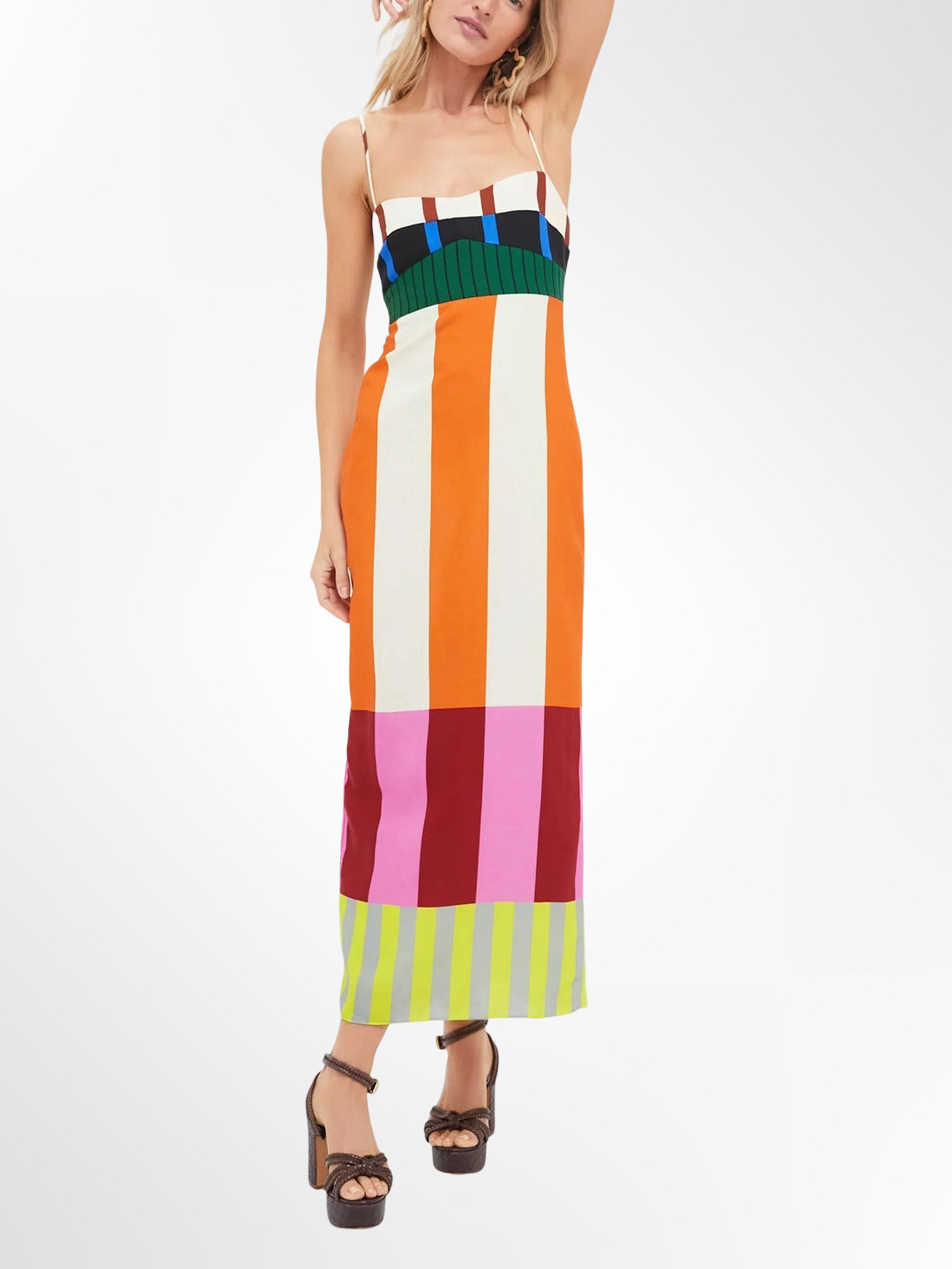 Elsa - Multicolored Long Dress