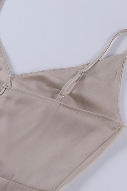 Elina Flowing V-Neck Dress