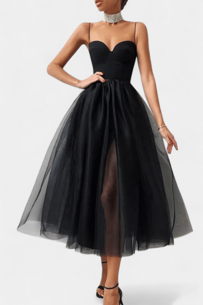 Giselle Elegant Tulle Maxi Dress