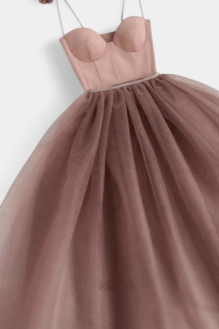 Giselle Elegant Tulle Maxi Dress