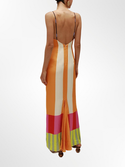 Elsa - Multicolored Long Dress