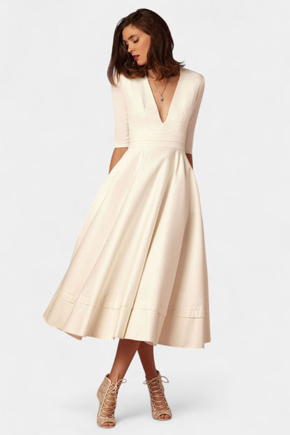 Nylah A-Line Midi Dress