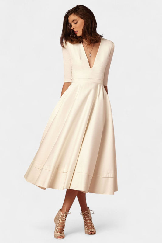 Nylah A-Line Midi Dress
