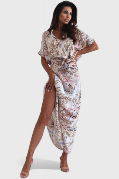 Vintage Floral Midi Dress by Marinka