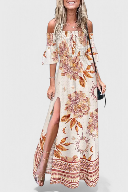 Giulia Off-Shoulder Floral Maxi Dress