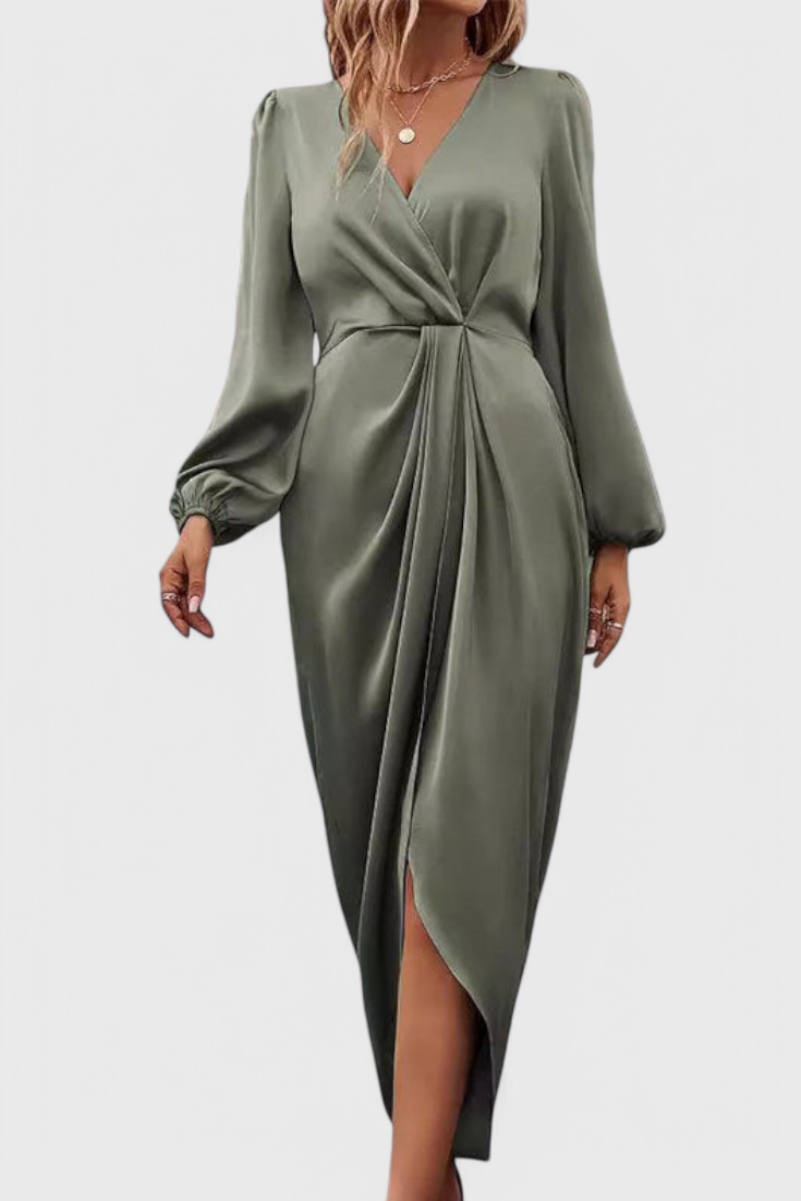 Giada Long Satin Dress
