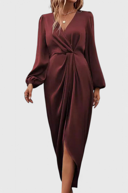 Giada Long Satin Dress