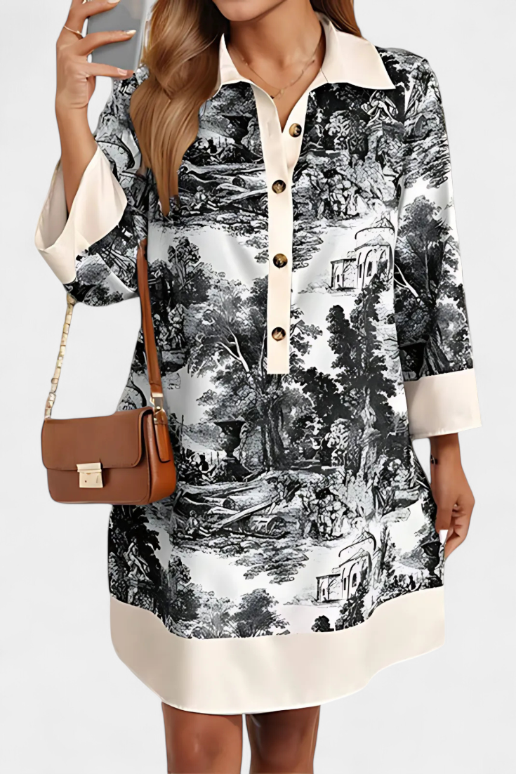 Wilma Landscape Printed Shirt