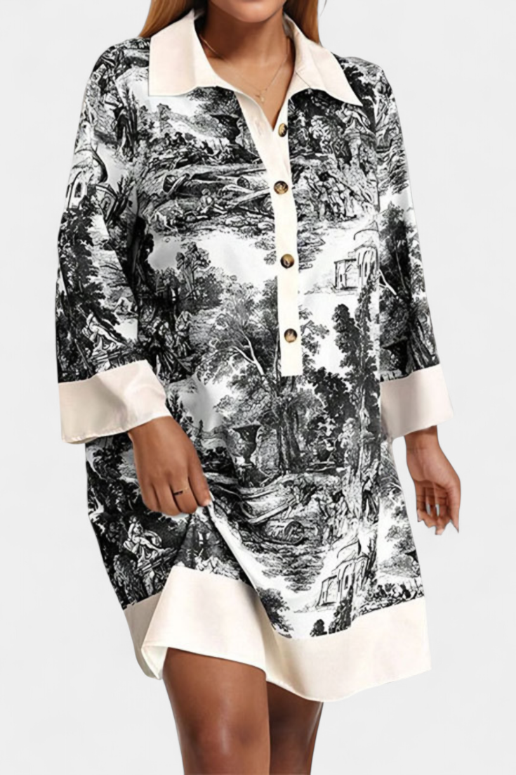Wilma Landscape Printed Shirt
