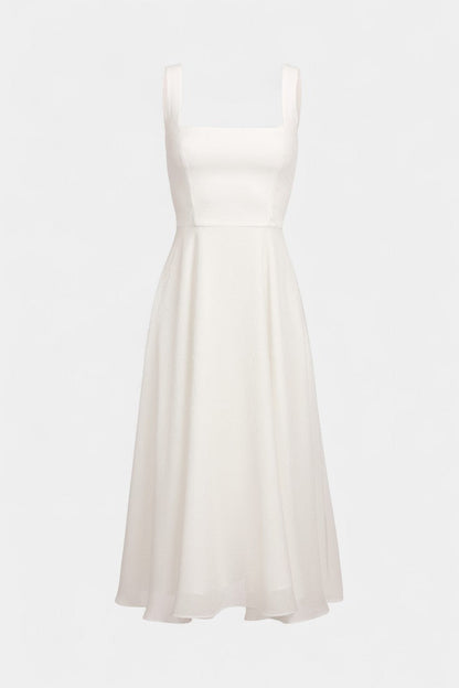 Mary Sleeveless Midi A-Line Dress