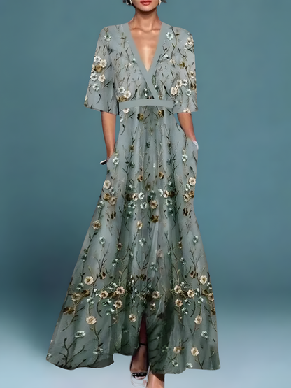 Marisa™ | Elegant Floral Robe