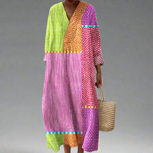 Nina | Elegant Geometric Dress
