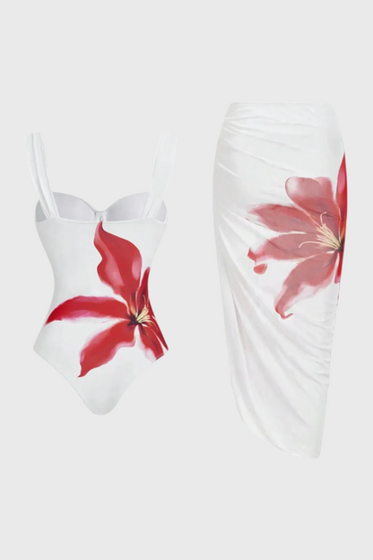 Sarah Floral Two-Piece Bath Set