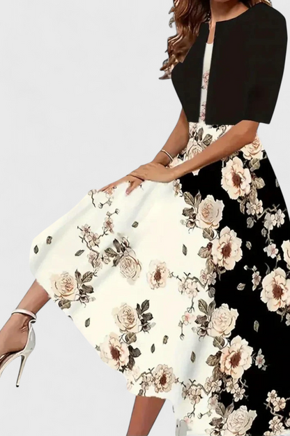 Star Midi Dress and Blazer Set