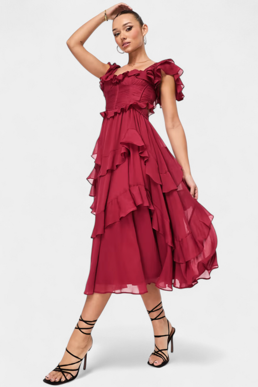 Radiant Midi Dress by Natalie