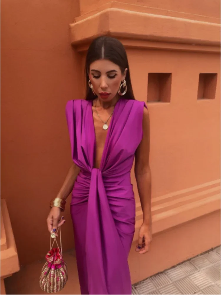 Moriah™ | Women's Pleated Long Dress