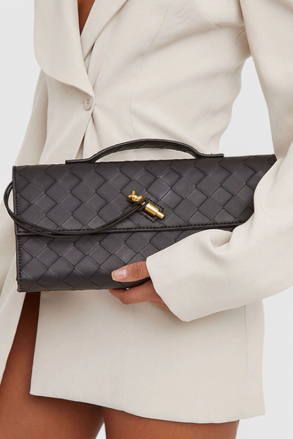Melanie Clutch with Elegant Gold Knot Detail