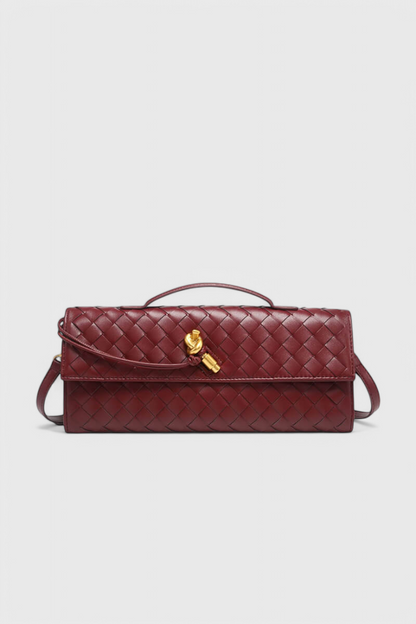 Melanie Clutch with Elegant Gold Knot Detail