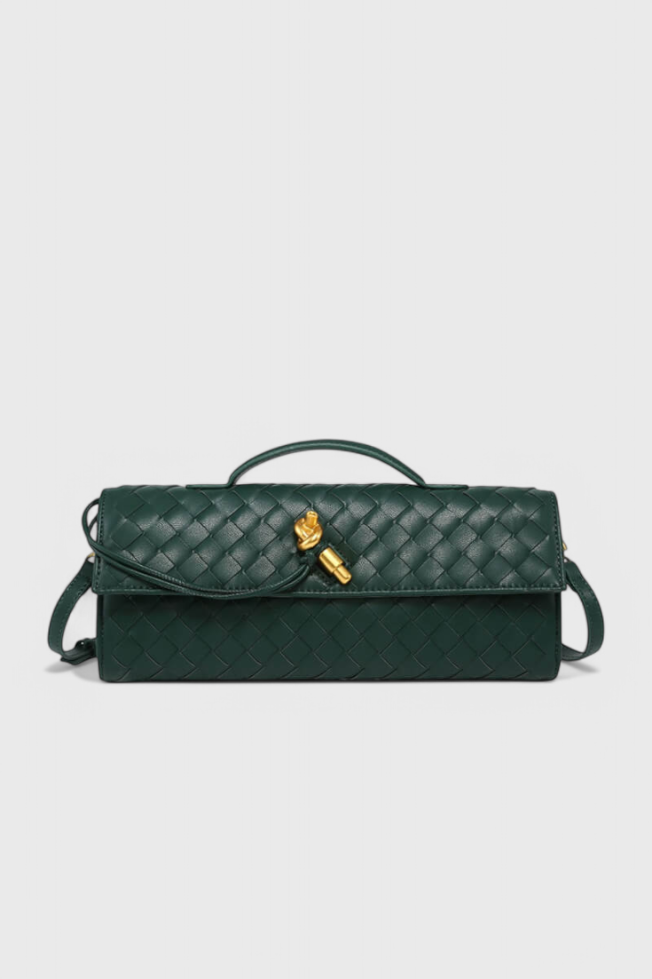 Melanie Clutch with Elegant Gold Knot Detail