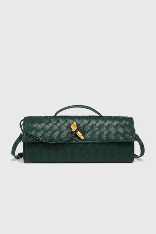 Melanie Clutch with Elegant Gold Knot Detail