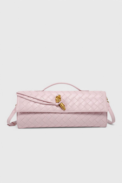 Melanie Clutch with Elegant Gold Knot Detail