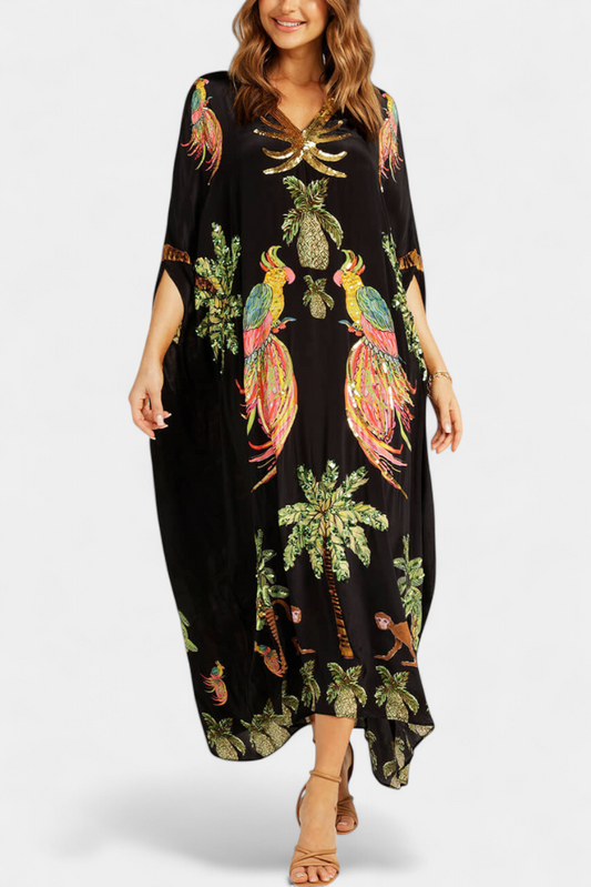 Evangeline Off-the-Shoulder Printed Dress