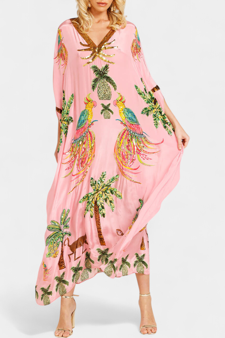 Evangeline Off-the-Shoulder Printed Dress