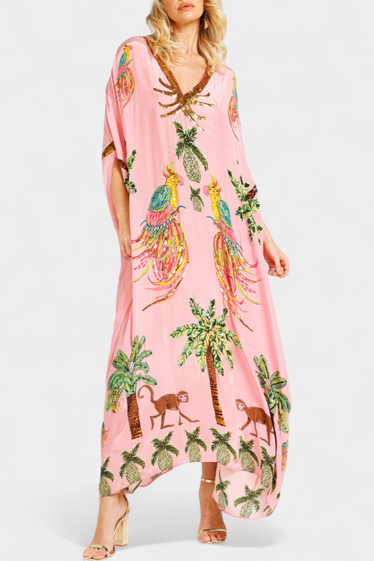 Evangeline Off-the-Shoulder Printed Dress