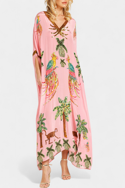 Evangeline Off-the-Shoulder Printed Dress