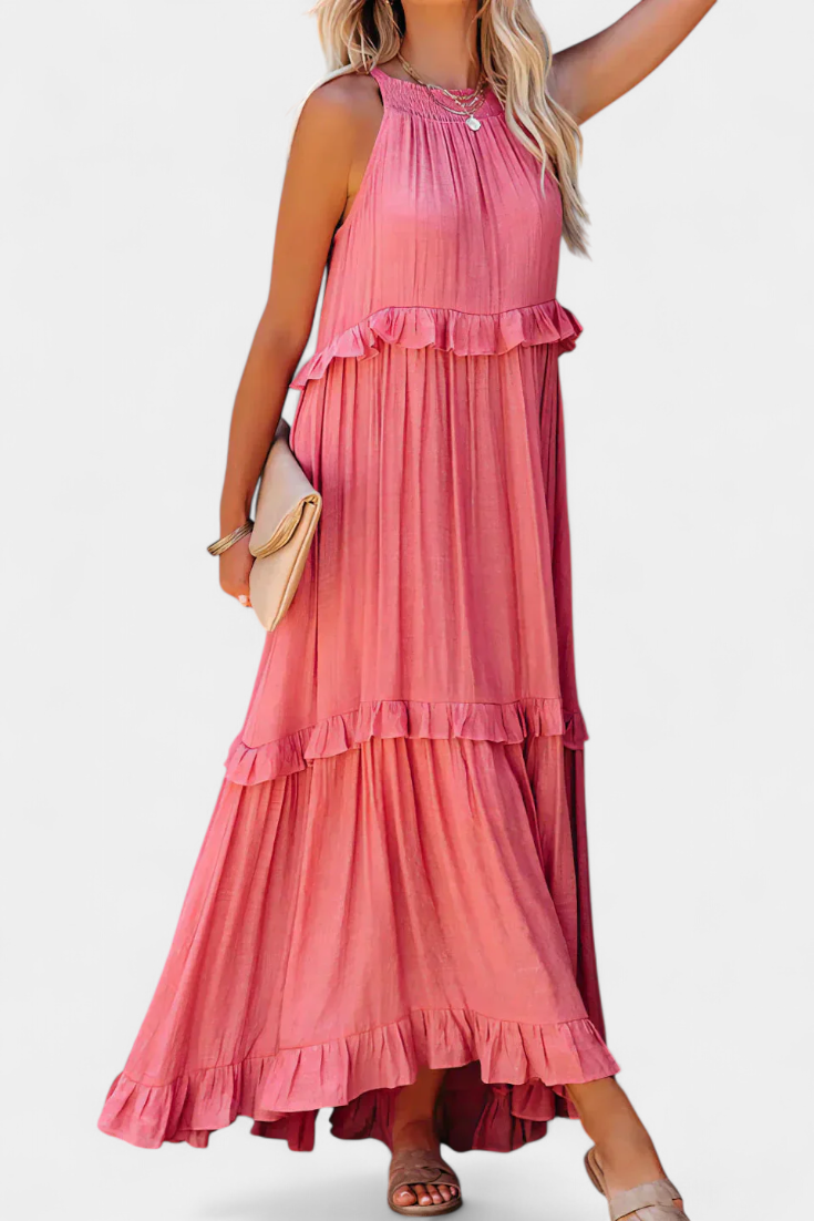 Monica Dress: Classic Comfort and Natural Freshness