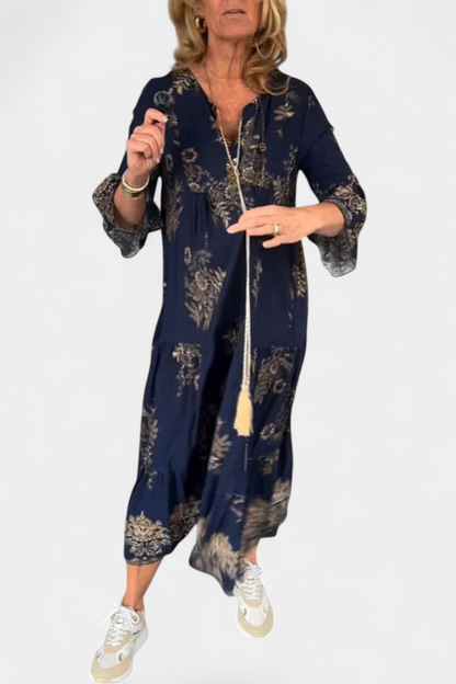 Yaiza Vintage Flowing Dress