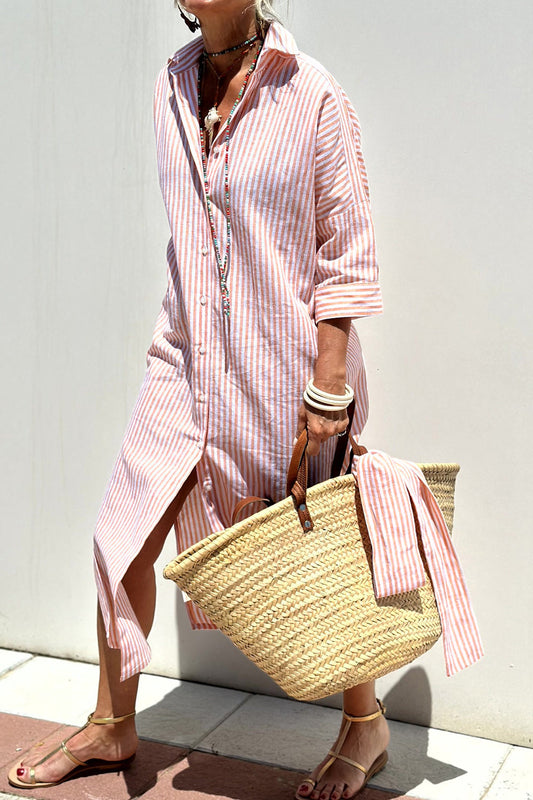 Sophia | Elegant Striped Dress Shirt