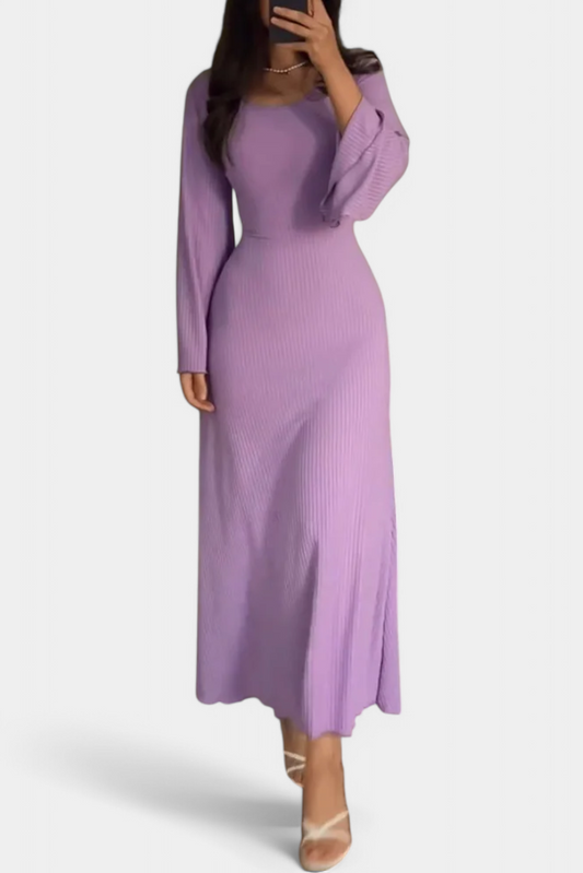 Livia Knit Dress with Waistband