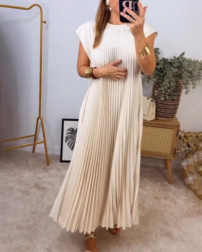 Mathilde™ | Pleated Maxi Dress