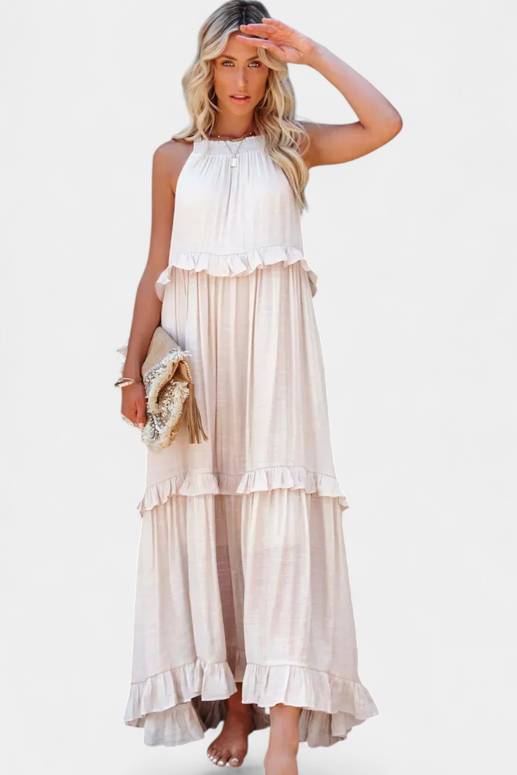 Monica Dress: Classic Comfort and Natural Freshness