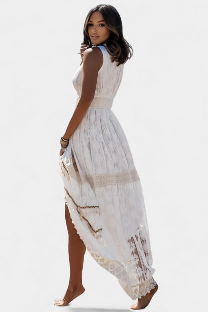 Jonna Lace Boho Maxi Dress