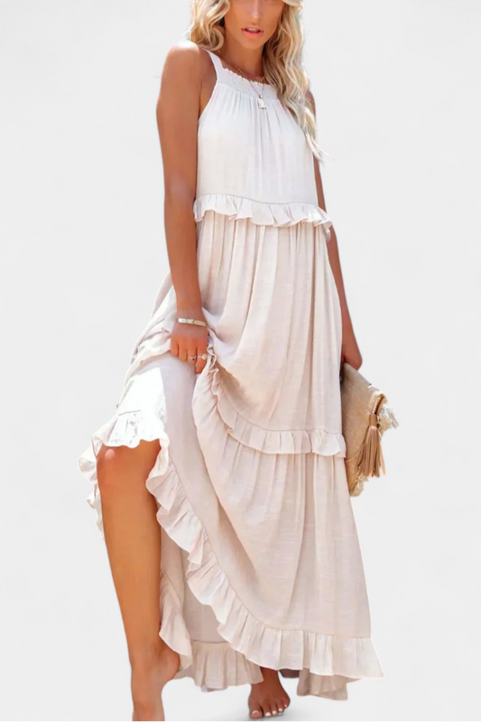 Monica Dress: Classic Comfort and Natural Freshness