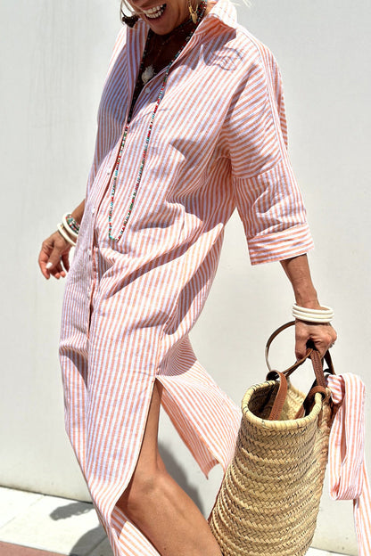Sophia | Elegant Striped Dress Shirt