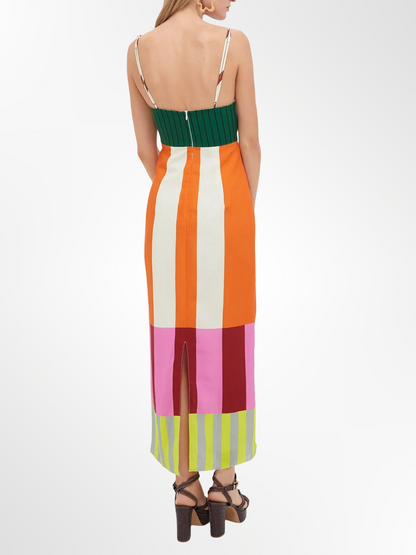 Elsa - Multicolored Long Dress